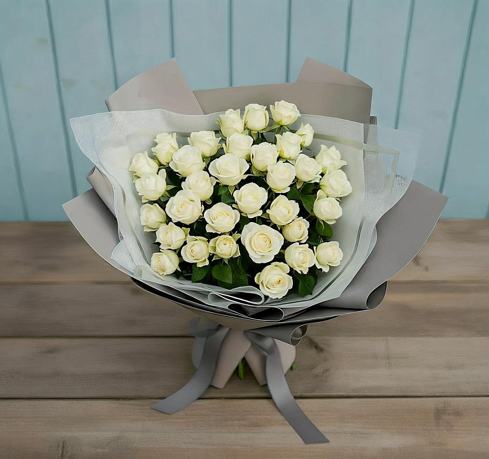 Букет Белоснежная нежность в Мармашах