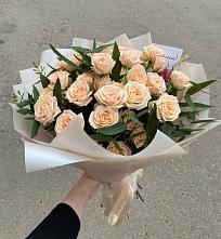 Букет Кремовые розы Латте в Мармашах