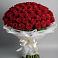 Букет 101 Красная роза Блэк Мэджик в Мармашах