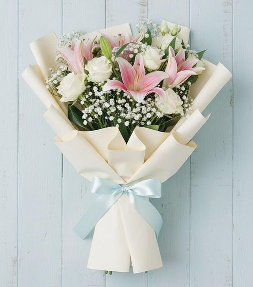 Букет цветов из: Лилии в Мармашах