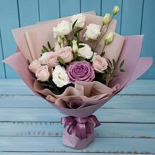 Букет цветов из:  Розы и Лизиантусы в Мармашах