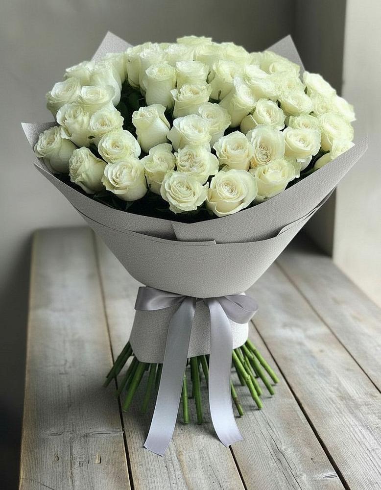 Букет 35 Белых роз в Мармашах