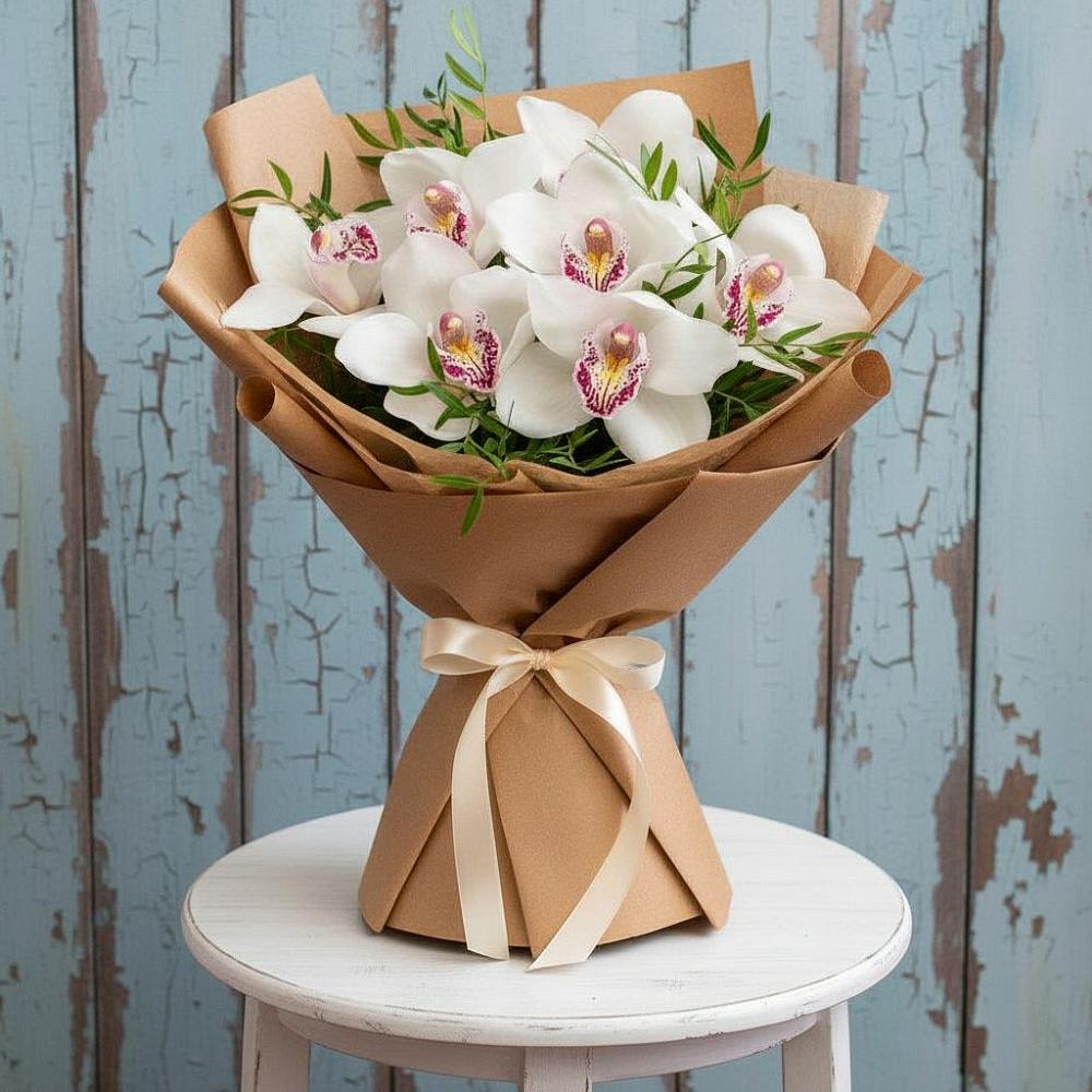 Букет цветов из: Орхидеи и Розы в Мармашах