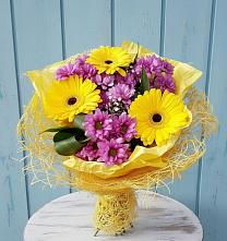 Букет цветов из:  Хризантемы и Герберы в Мармашах