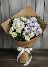 Букет цветов из:  Хризантемы и Розы в Мармашах