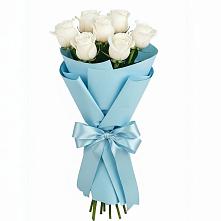 Букет 7 белых роз Проуд #REPLACE_PRED# Мармашах