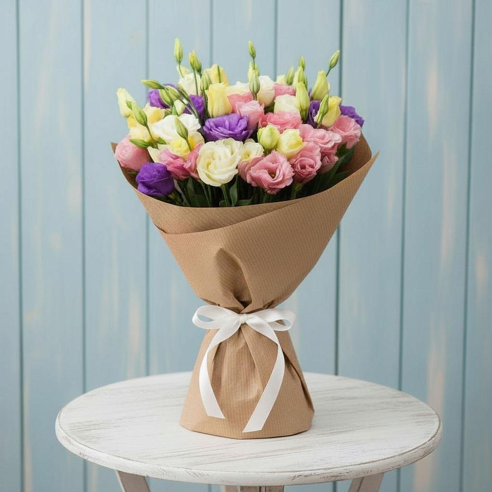 Букет цветов из: Лизиантусы в Мармашах