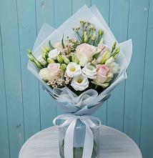 Букет цветов из:  Розы и Лизиантусы в Мармашах