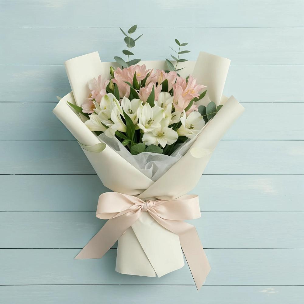 Букет цветов из: Альстромерии в Мармашах