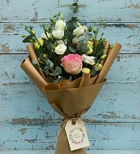 Букет цветов из:  Розы и Лизиантусы в Мармашах