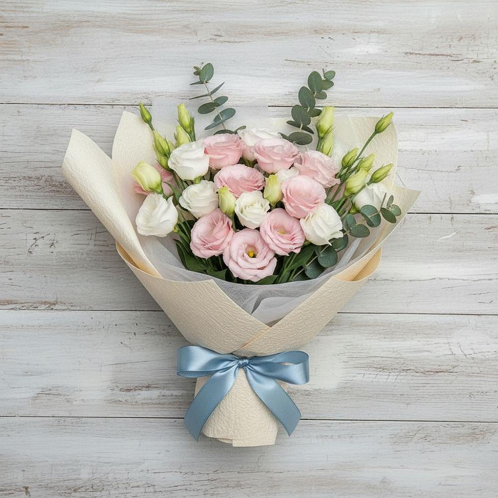 Букет цветов из: Лизиантусы в Мармашах